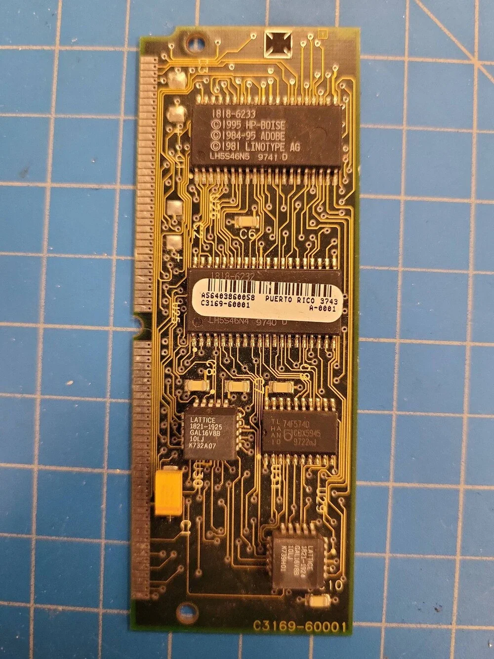 HP C3169-60001 Circuit Board Vintage Computer Part Spare Replacement